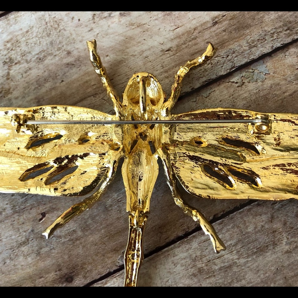 Dragonfly brooch-pendant - Picture 6 of 7